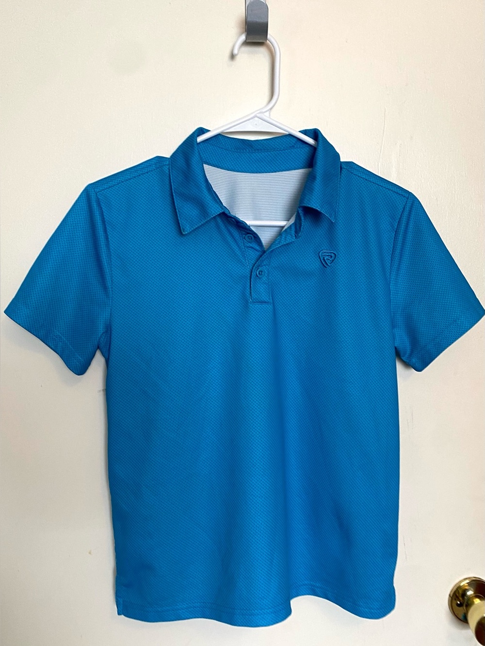 Rock & Roll Denim Blue Performance Polo Shirt - Athletic Short Sleeve